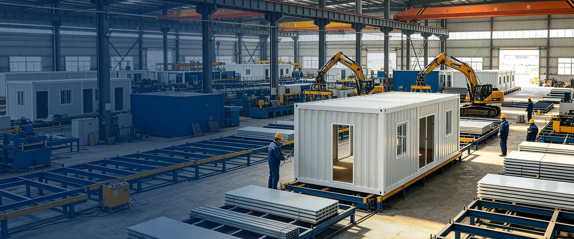 Baoshida modular housing production workshop and assembly line
