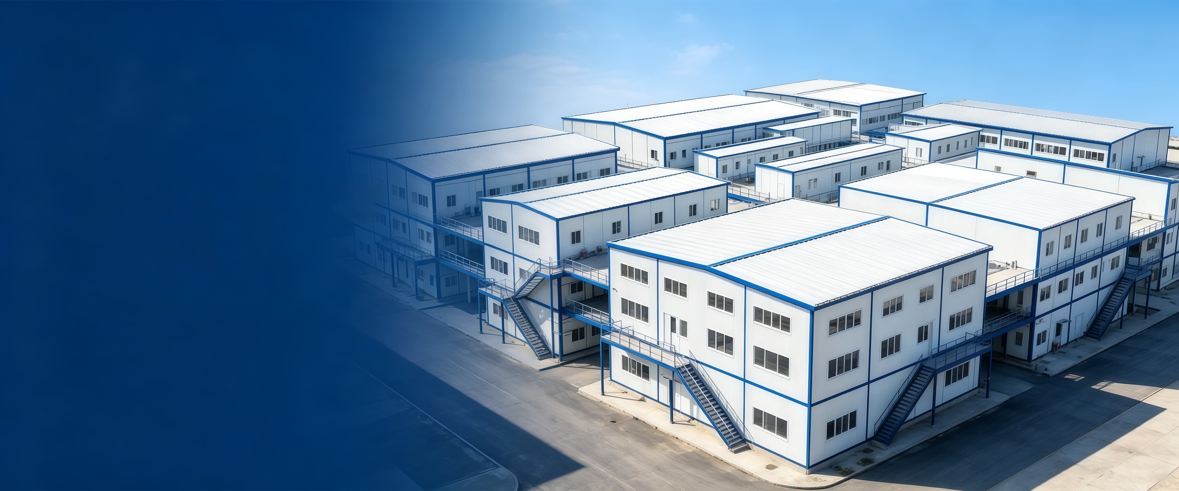 Large prefabricated modular building complex