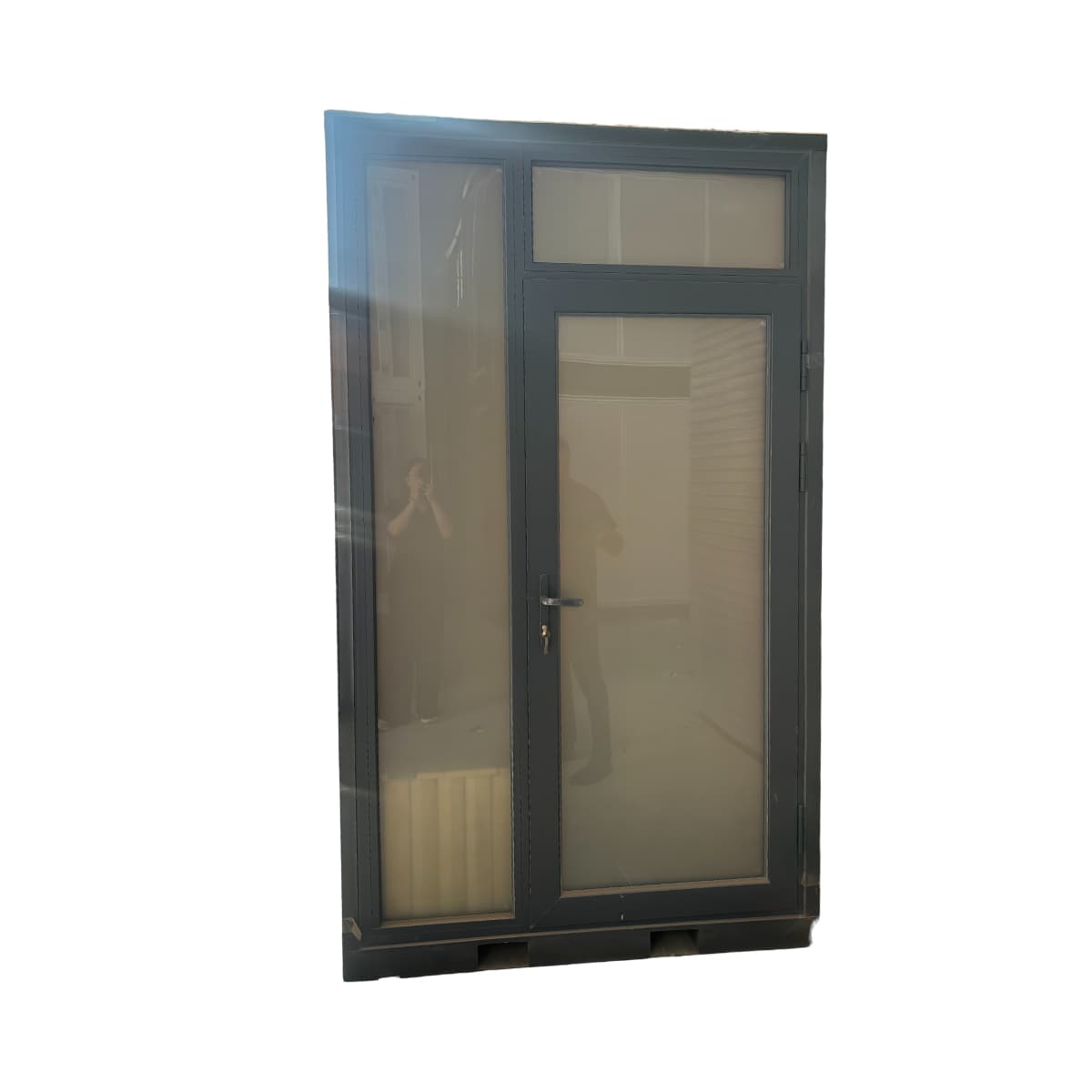 Timber-lined sauna cabin interior with bench seating, heater bay, and ventilation fan